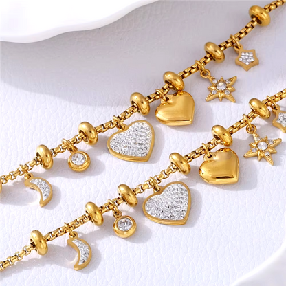 Amour Charm Bracelet