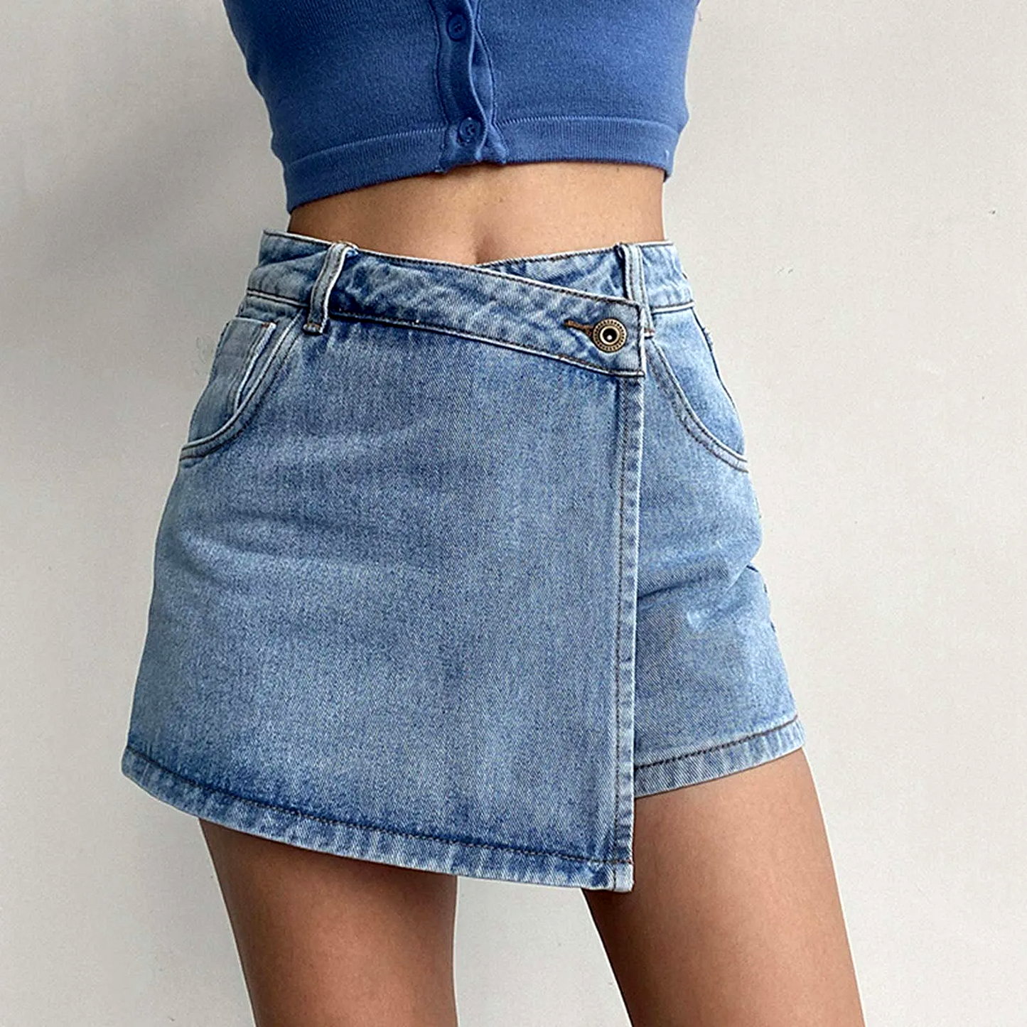 Kayla Denim Skort