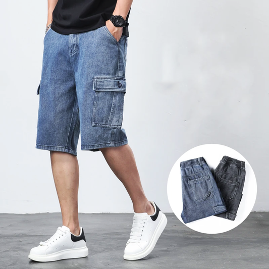 Denver Denim Cargo Shorts