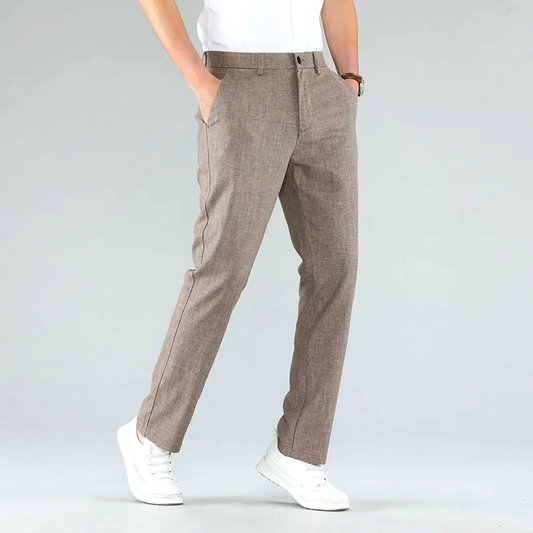 Mocha Linen Pants