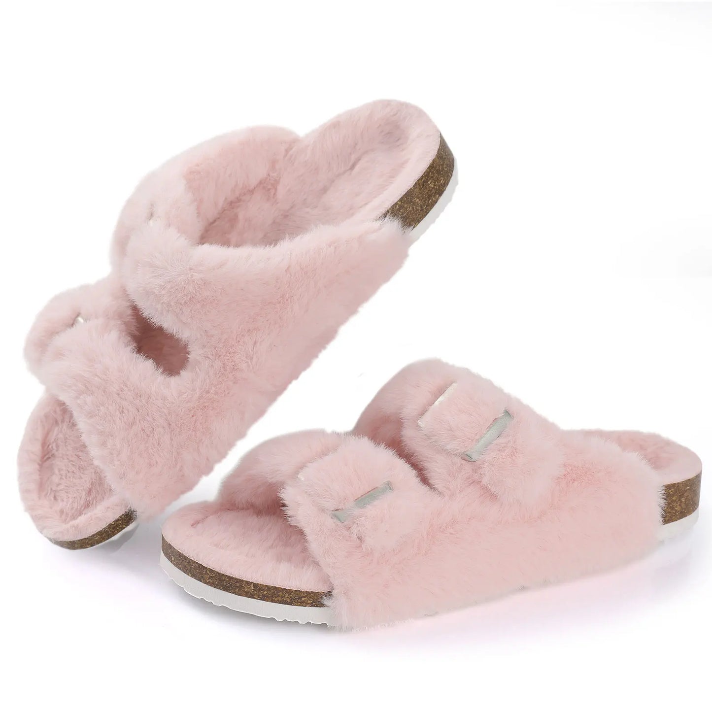 Haven Furry Cork Slippers