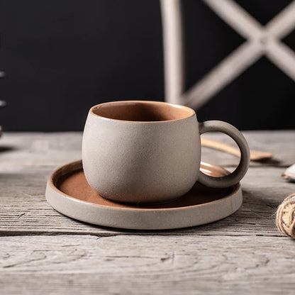 Moka Minimalist Stoneware Cup Set