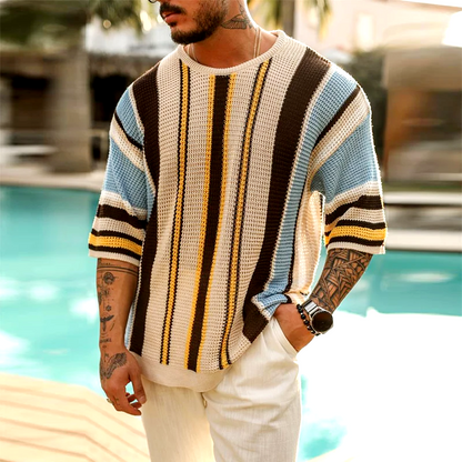 Santiago Stripe Knit Tee