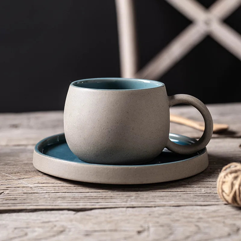 Moka Minimalist Stoneware Cup Set