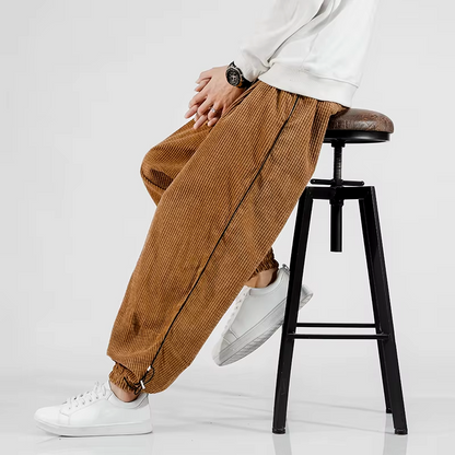 Velour Corduroy Pants