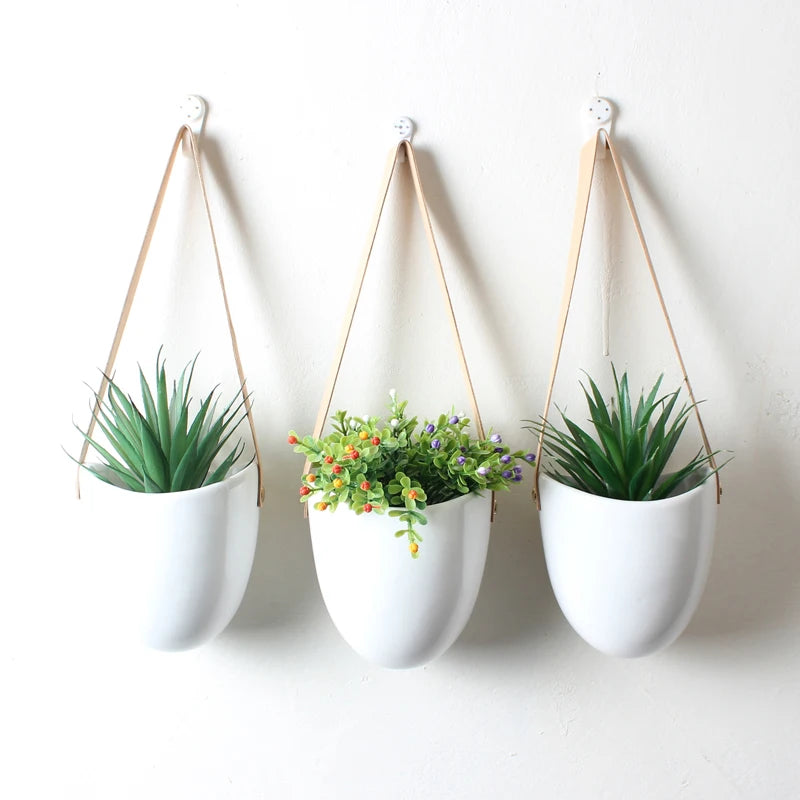 Emily Ceramic Hanging Planter