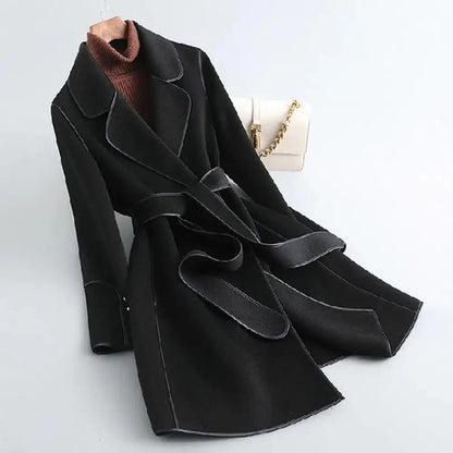 L'AROBLEND VIRGIN WOOL TRENCH COAT