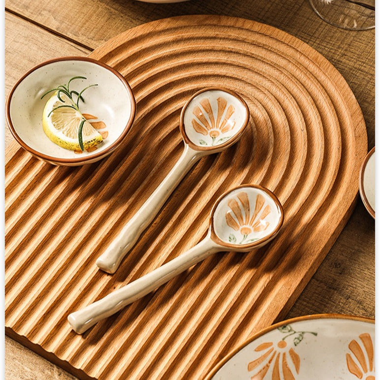 Ceramic Hand-painted Avery Spoons