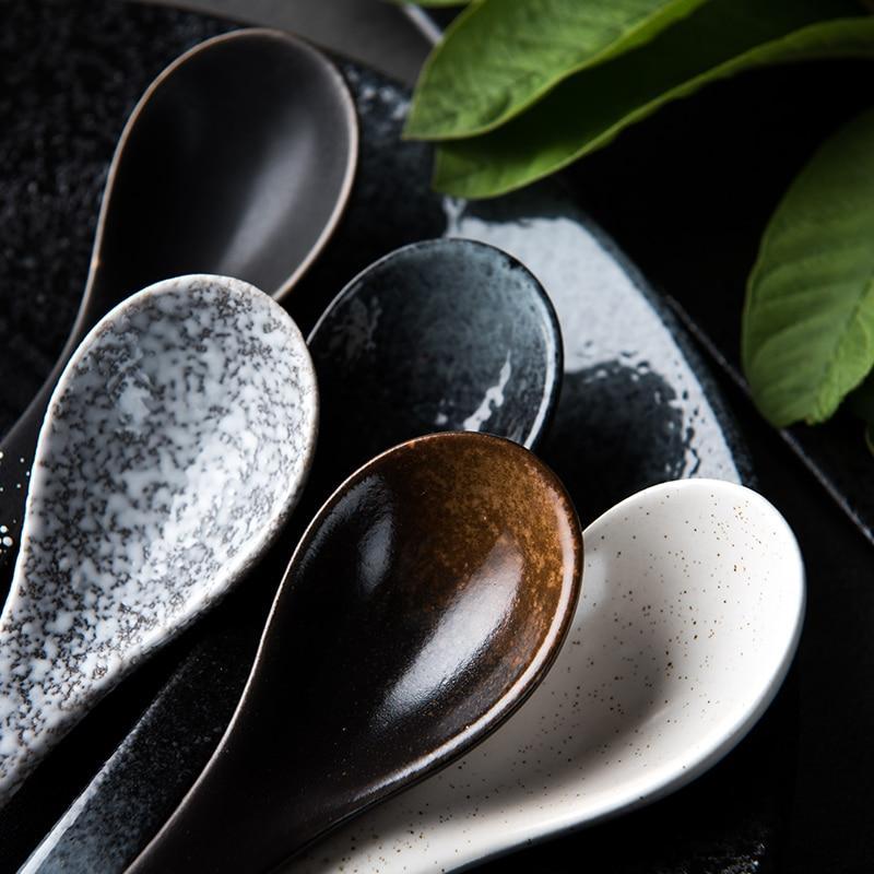 Japanese Ceramic Spoon Set