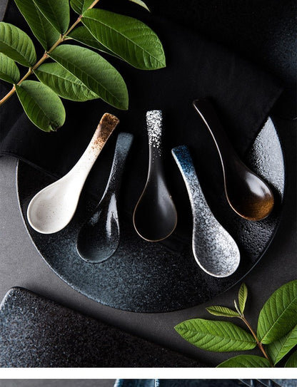 Japanese Ceramic Spoon Set