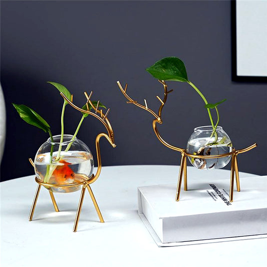 Deer Terrarium Plant Pot