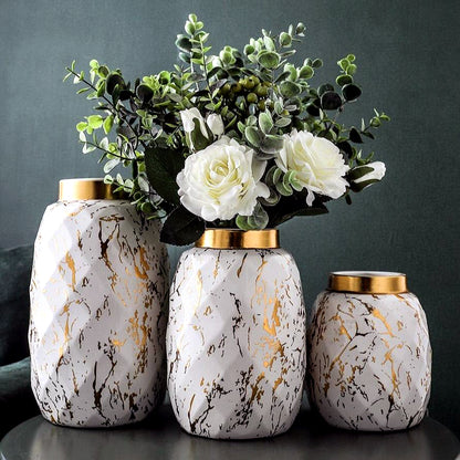 Elysian Gilded Ceramic Vase