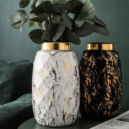 Elysian Gilded Ceramic Vase