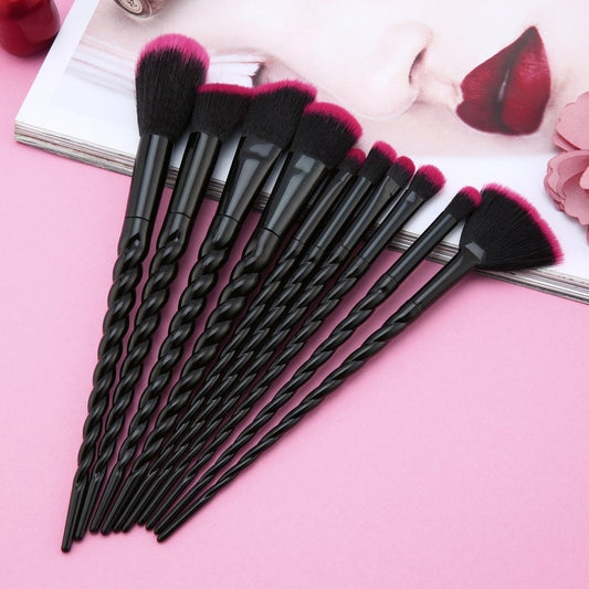 Amethyst Makeup Brush Set